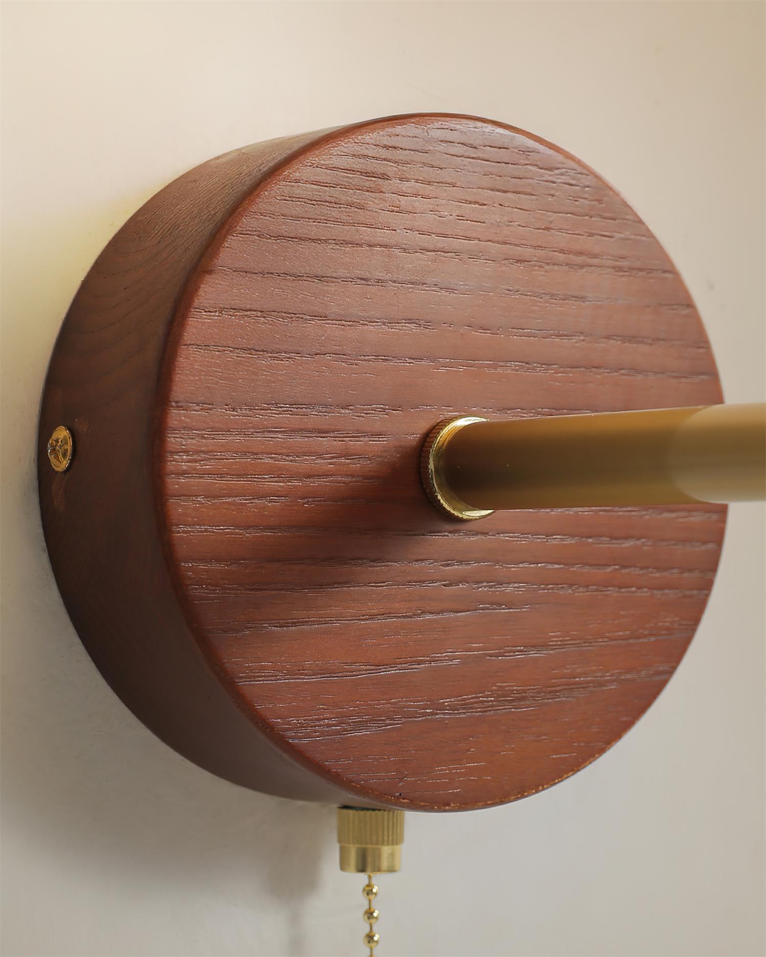 Walnut Wall Lamp