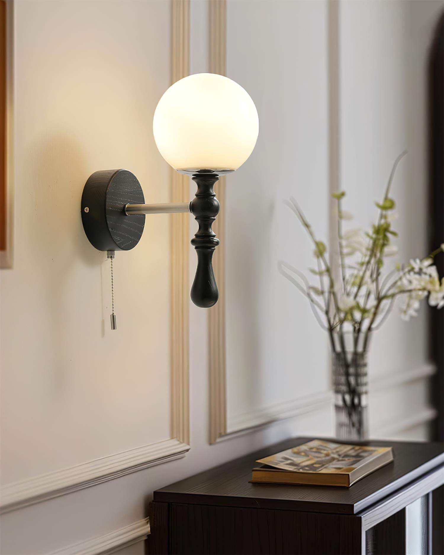 Walnut Wall Lamp