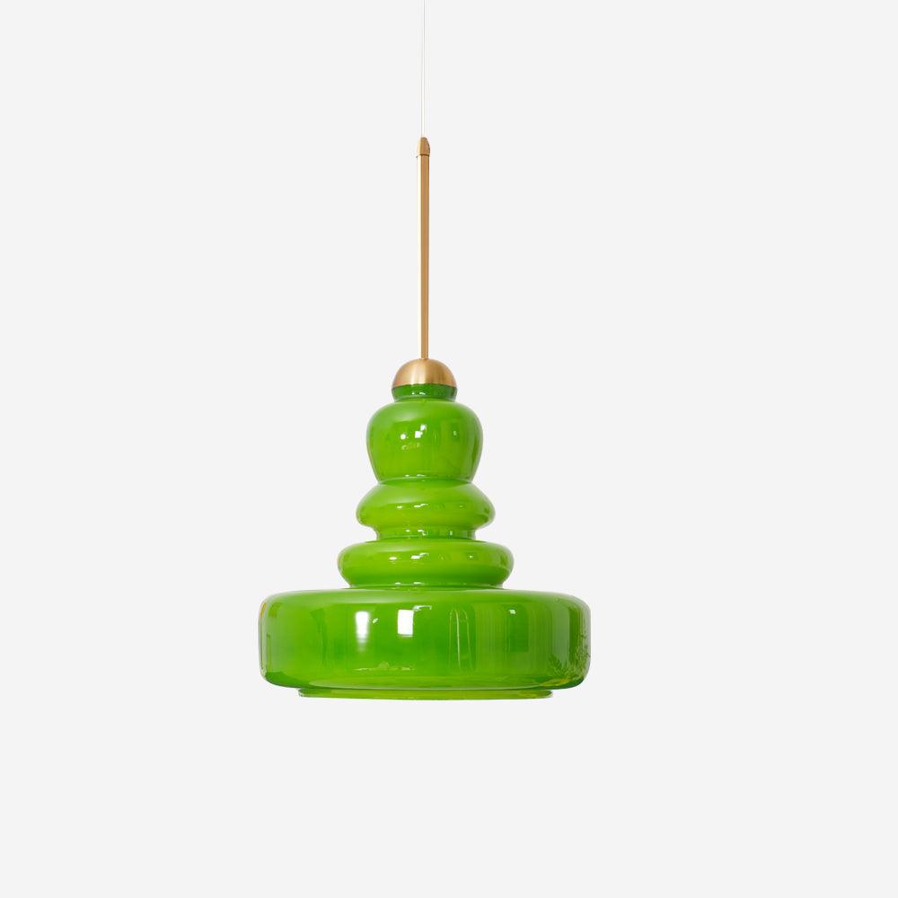 Lustra Pendant Lamp Schoolhouse Glass Layers for Living Room-Neutral Decor