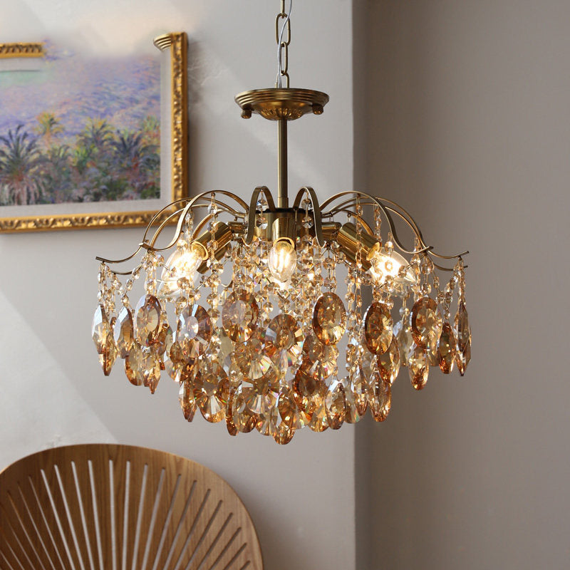 Product dimensions for the 19.7-inch Sciolari Crystal Chandelier.