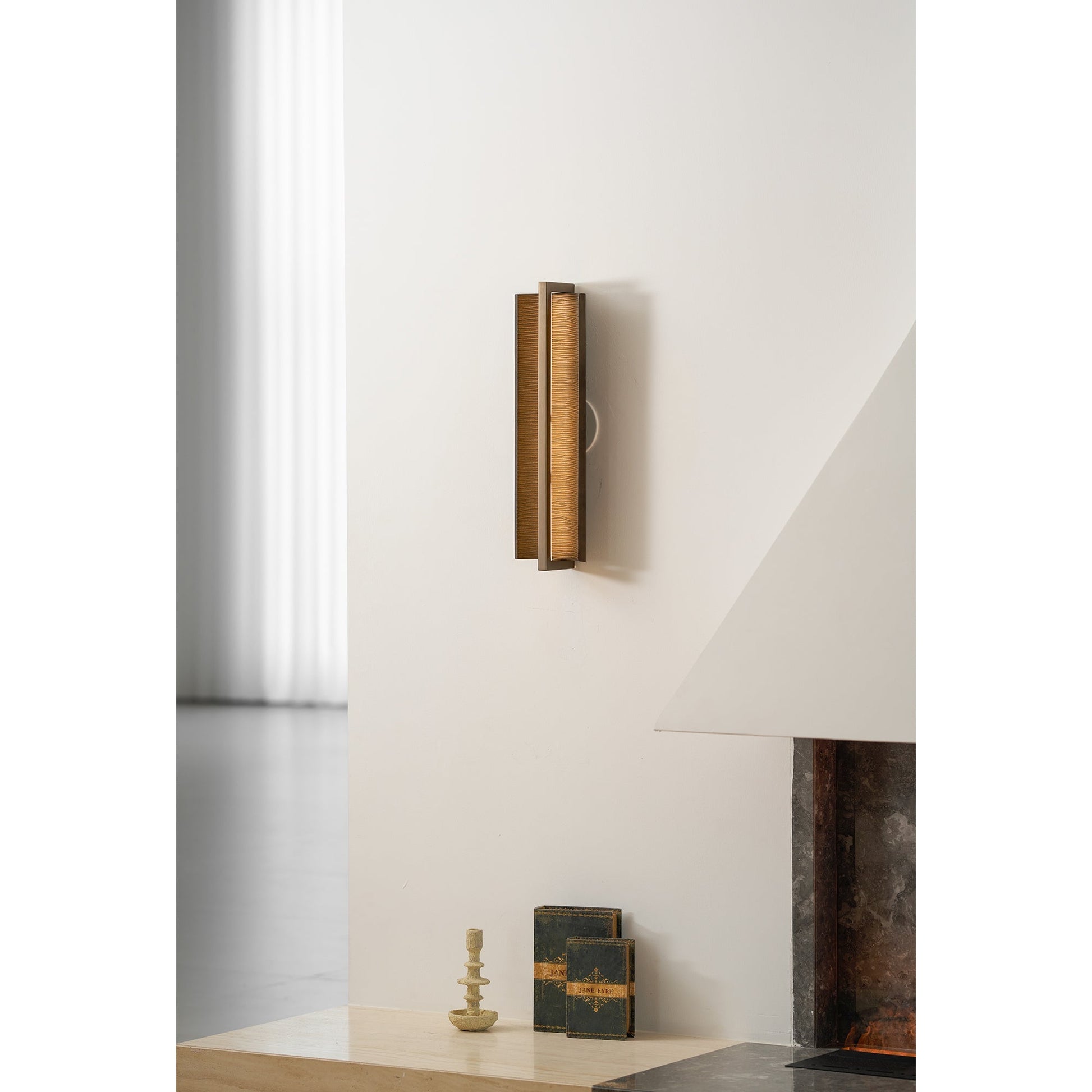 Top-down view of the Scorpio Wall Lamp.