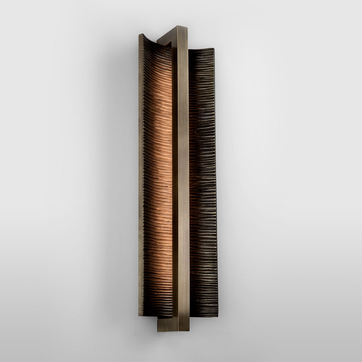 The elegant Scorpio Wall Lamp in a hallway.