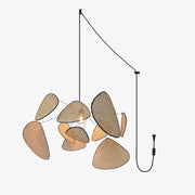 Lustra Pendant Light Rattan Swag Industrial-Neutral Decor