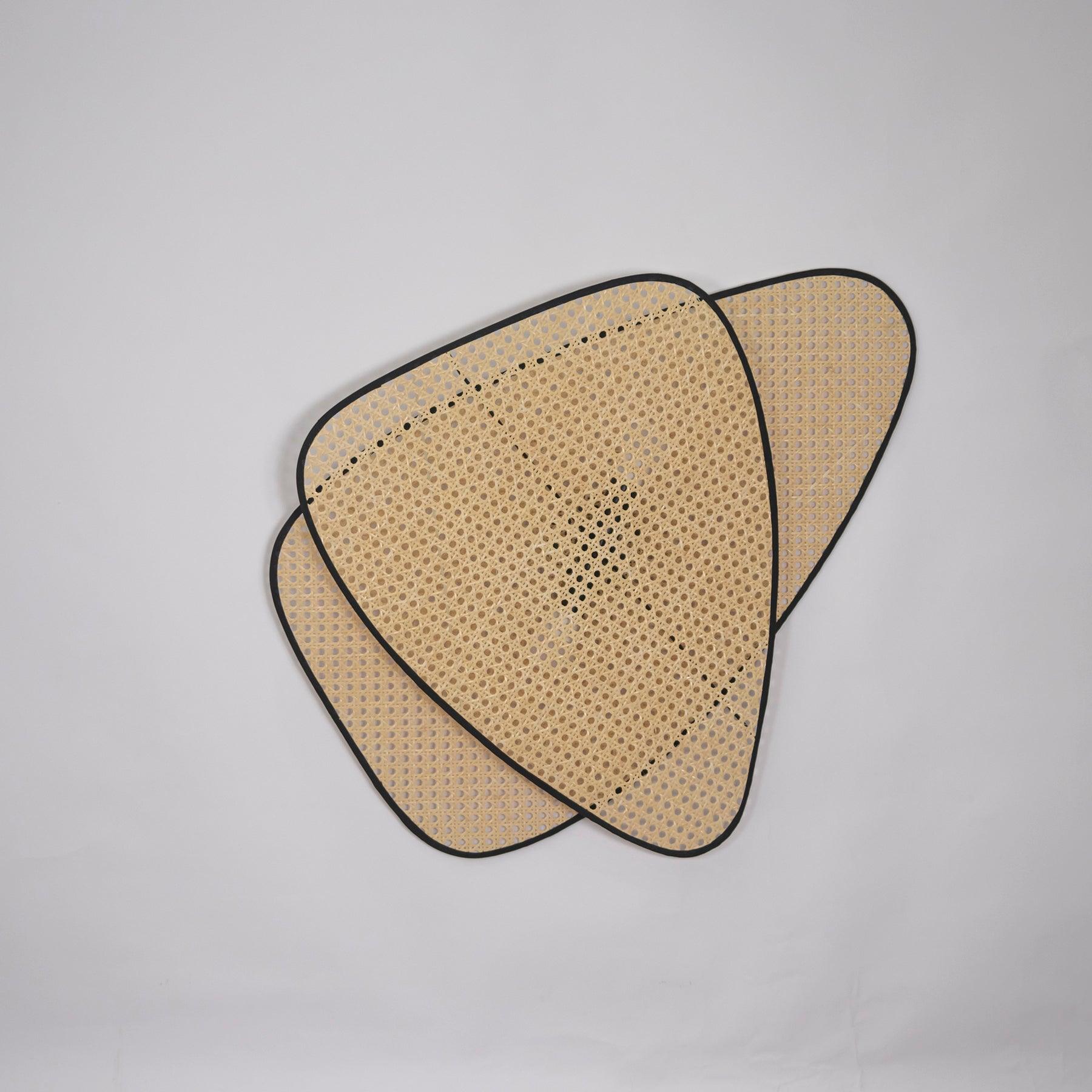 Earian Art Natural Cannage Bamboo Sconce Wall lamp-Neutral Decor