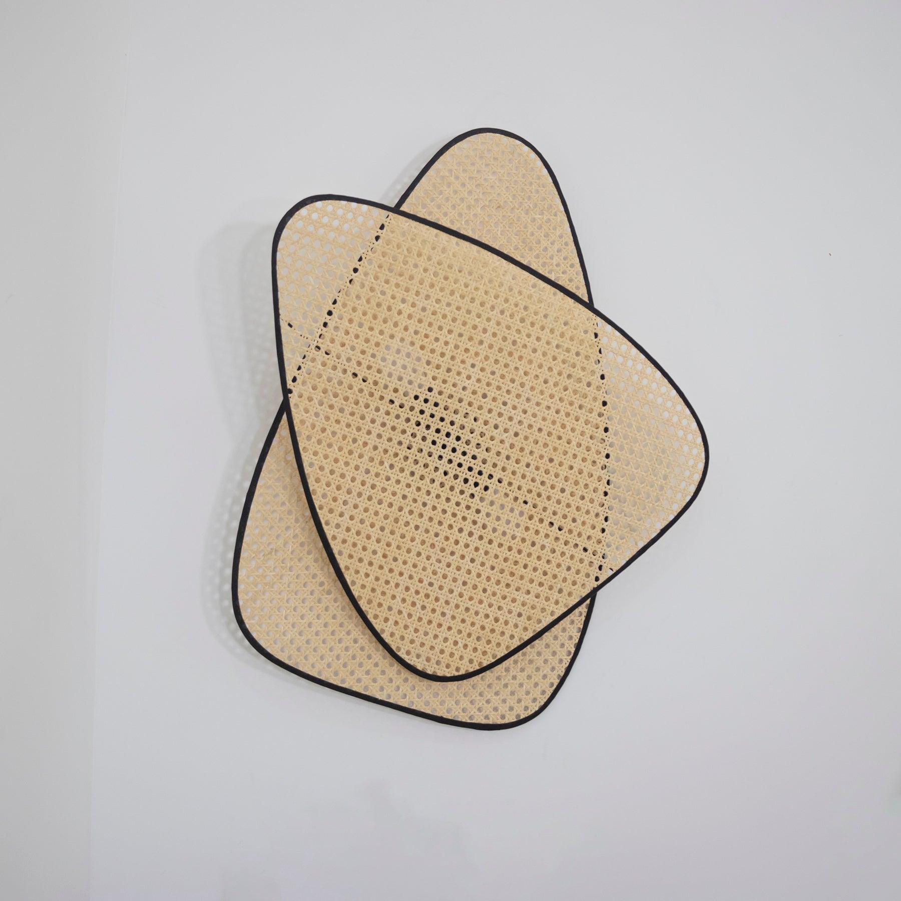 Earian Art Natural Cannage Bamboo Sconce Wall lamp-Neutral Decor