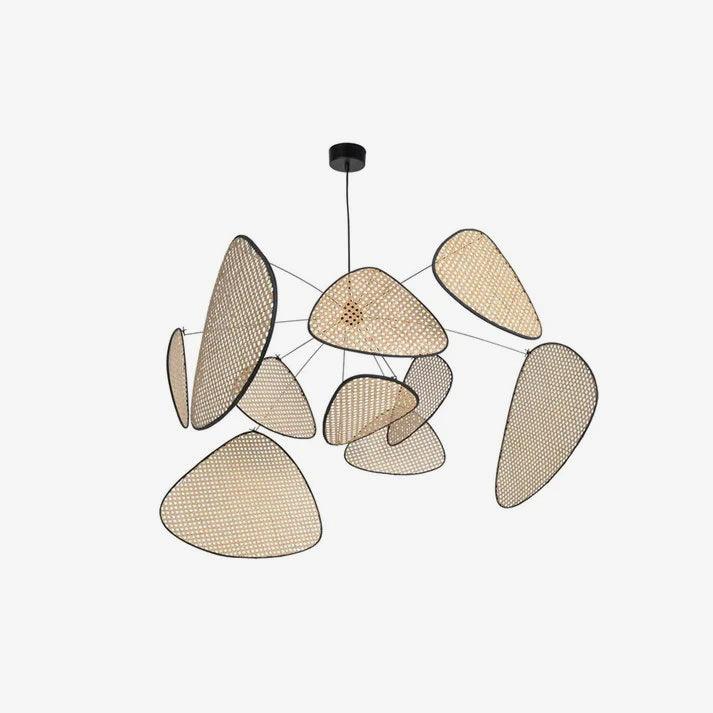 Lustra Chandelier Screen Cannage Suspension Retro-Neutral Decor