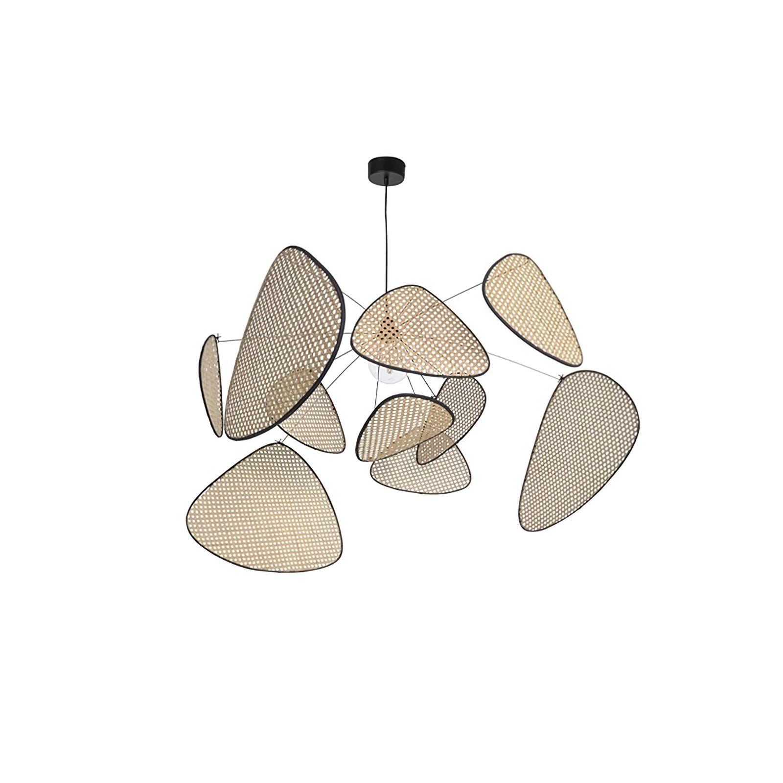 Lustra Chandelier Screen Cannage Suspension Retro-Neutral Decor