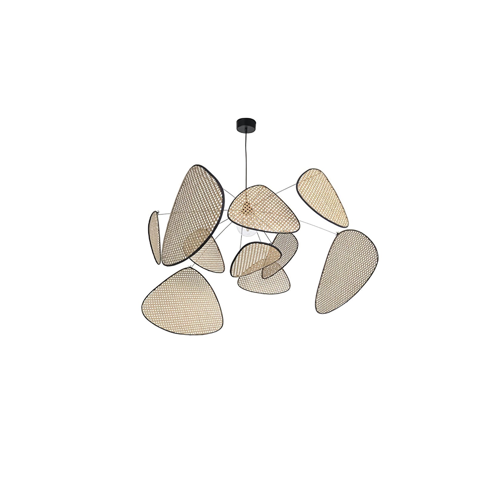 Lustra Chandelier Screen Cannage Suspension Retro-Neutral Decor