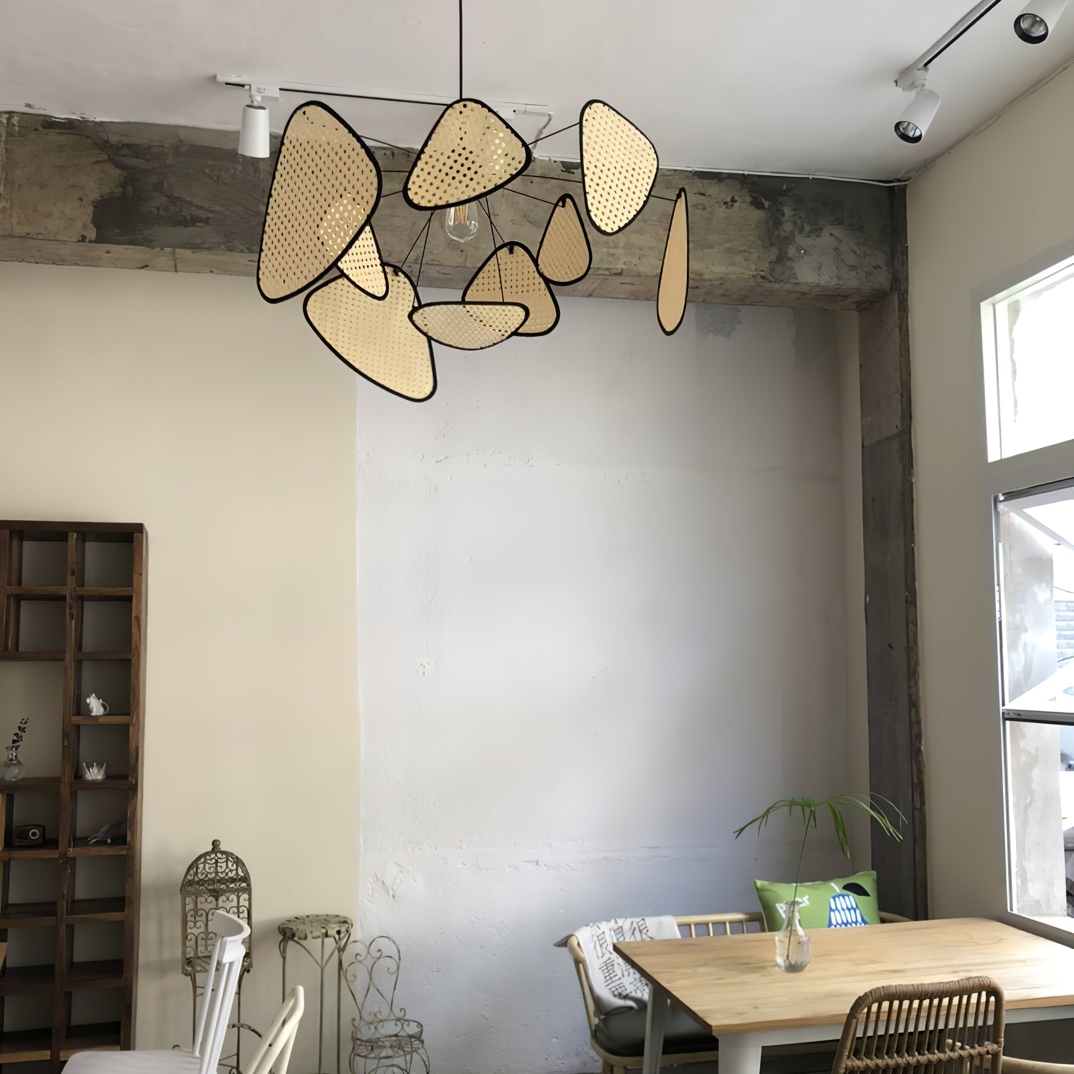 Lustra Chandelier Screen Cannage Suspension Retro-Neutral Decor