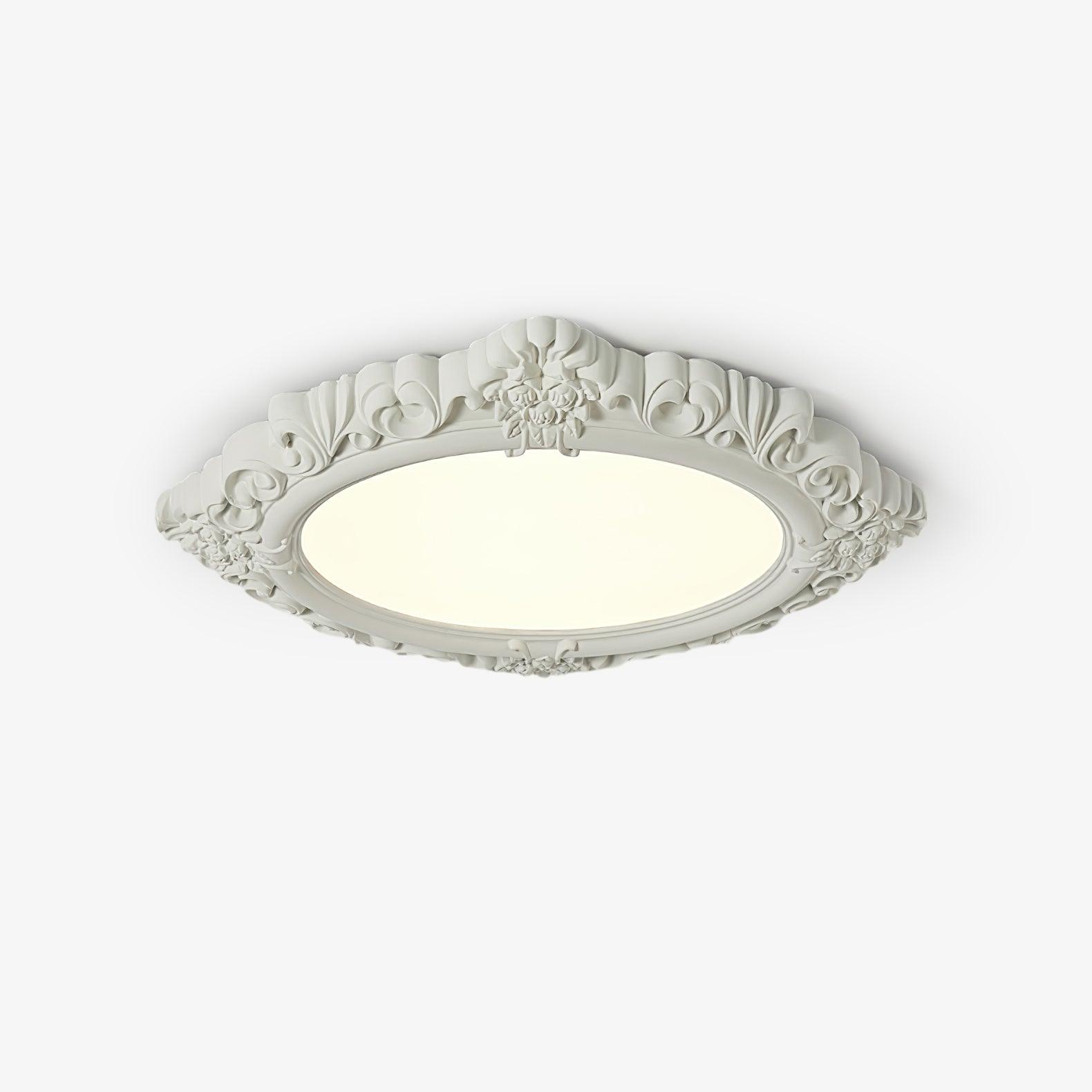 Avraee Sculpted Resin Ceiling Lamp-Neutral Decor