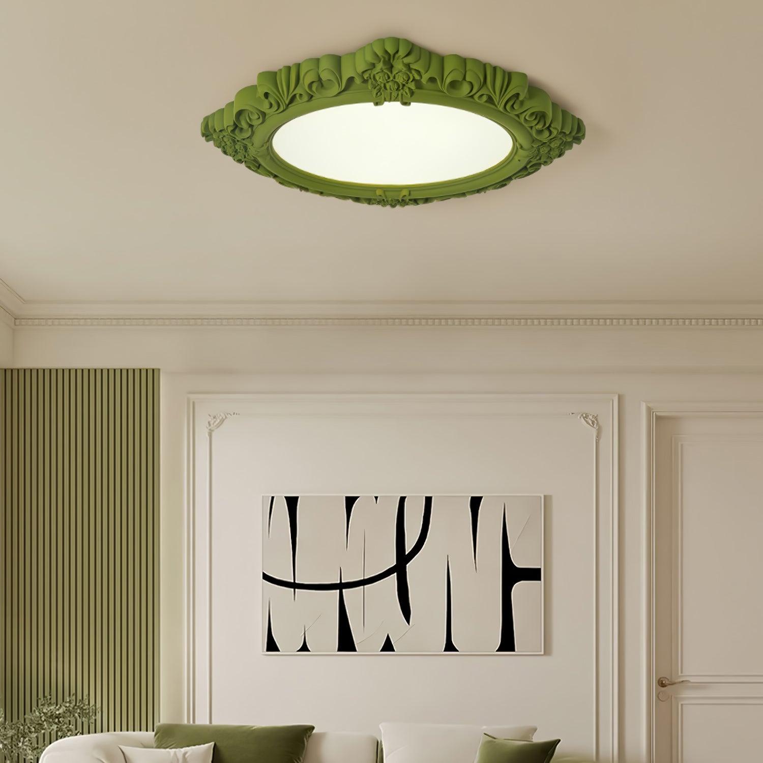 Avraee Sculpted Resin Ceiling Lamp-Neutral Decor
