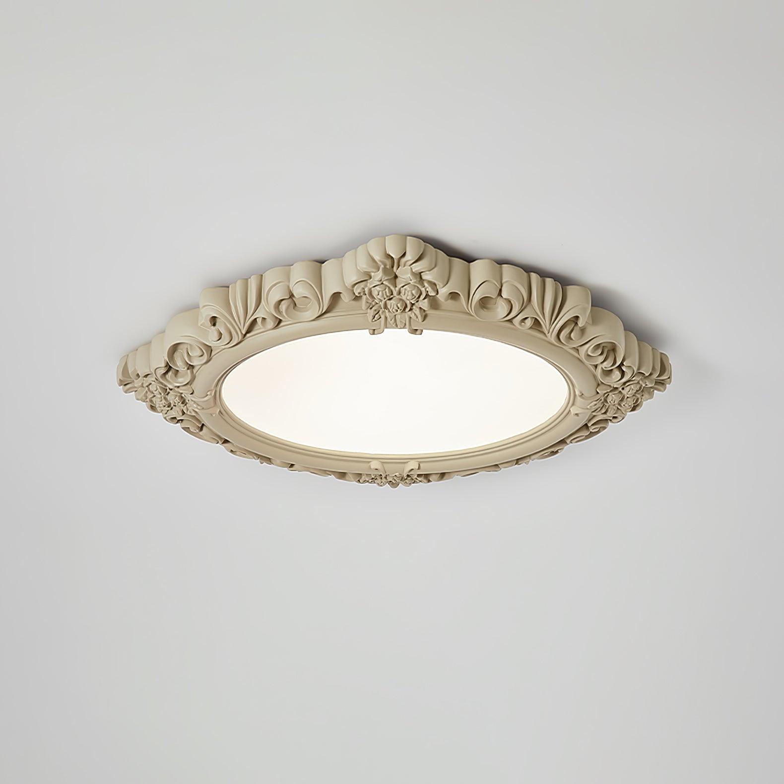 Avraee Sculpted Resin Ceiling Lamp-Neutral Decor