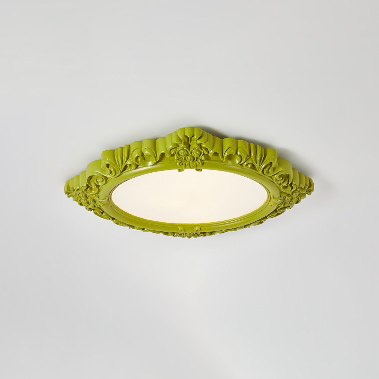 Avraee Sculpted Resin Ceiling Lamp-Neutral Decor