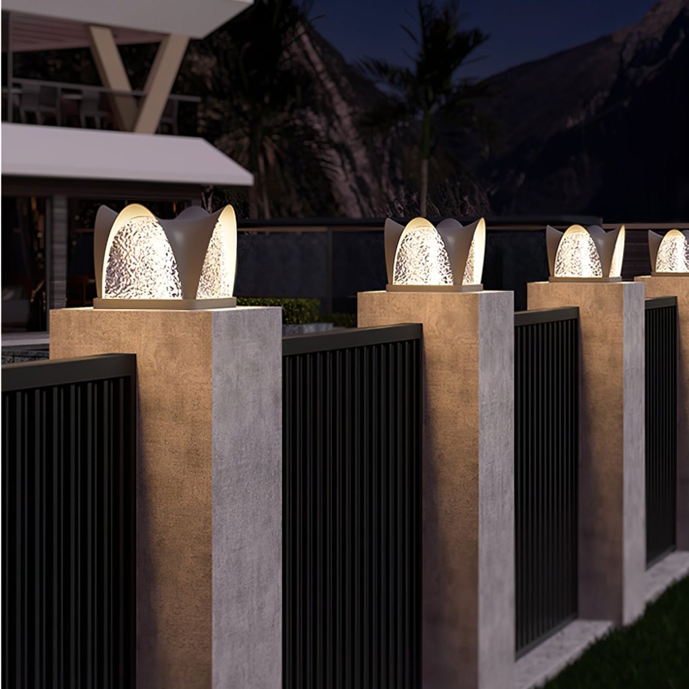Veyra Modern Acrylic Outdoor Light-Neutral Decor