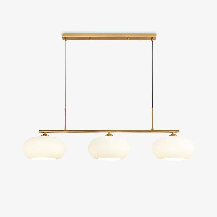Lustra Pendant Lamp 3-Light Globe Shaped Linear-Neutral Decor