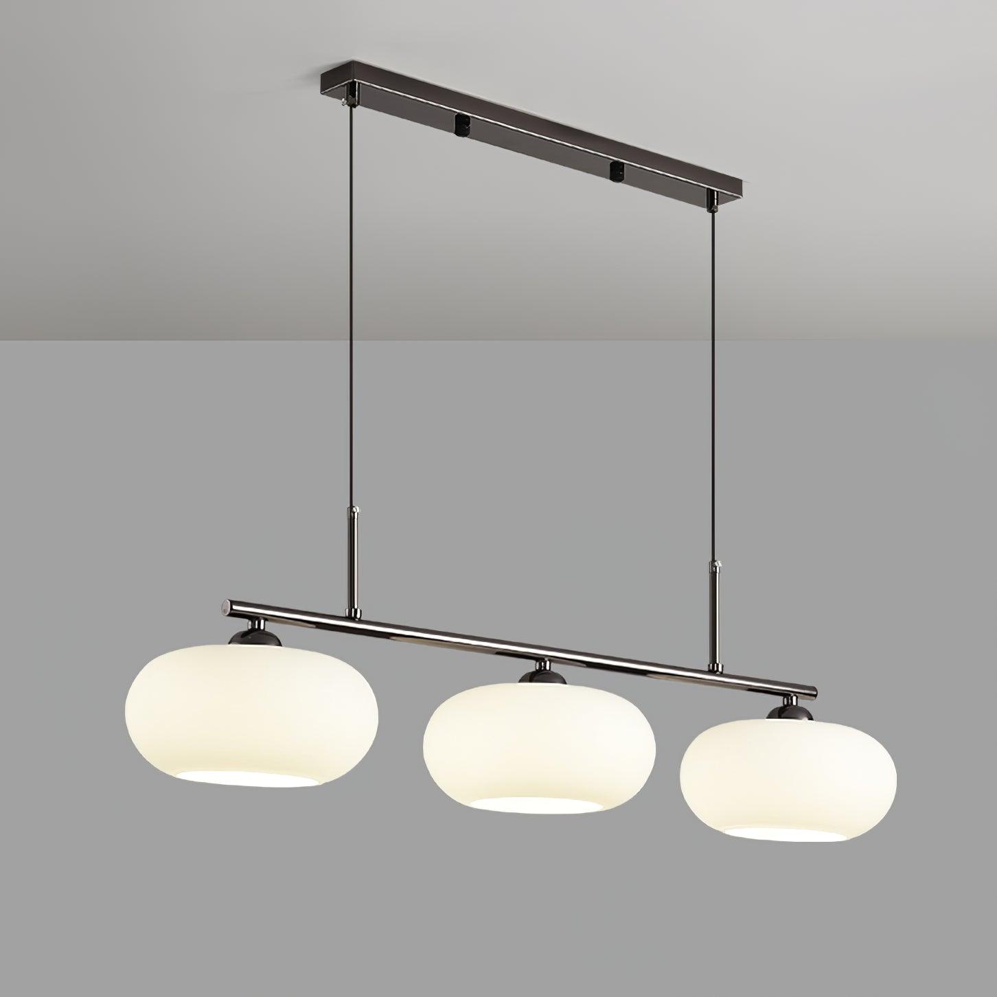 Lustra Pendant Lamp 3-Light Globe Shaped Linear-Neutral Decor