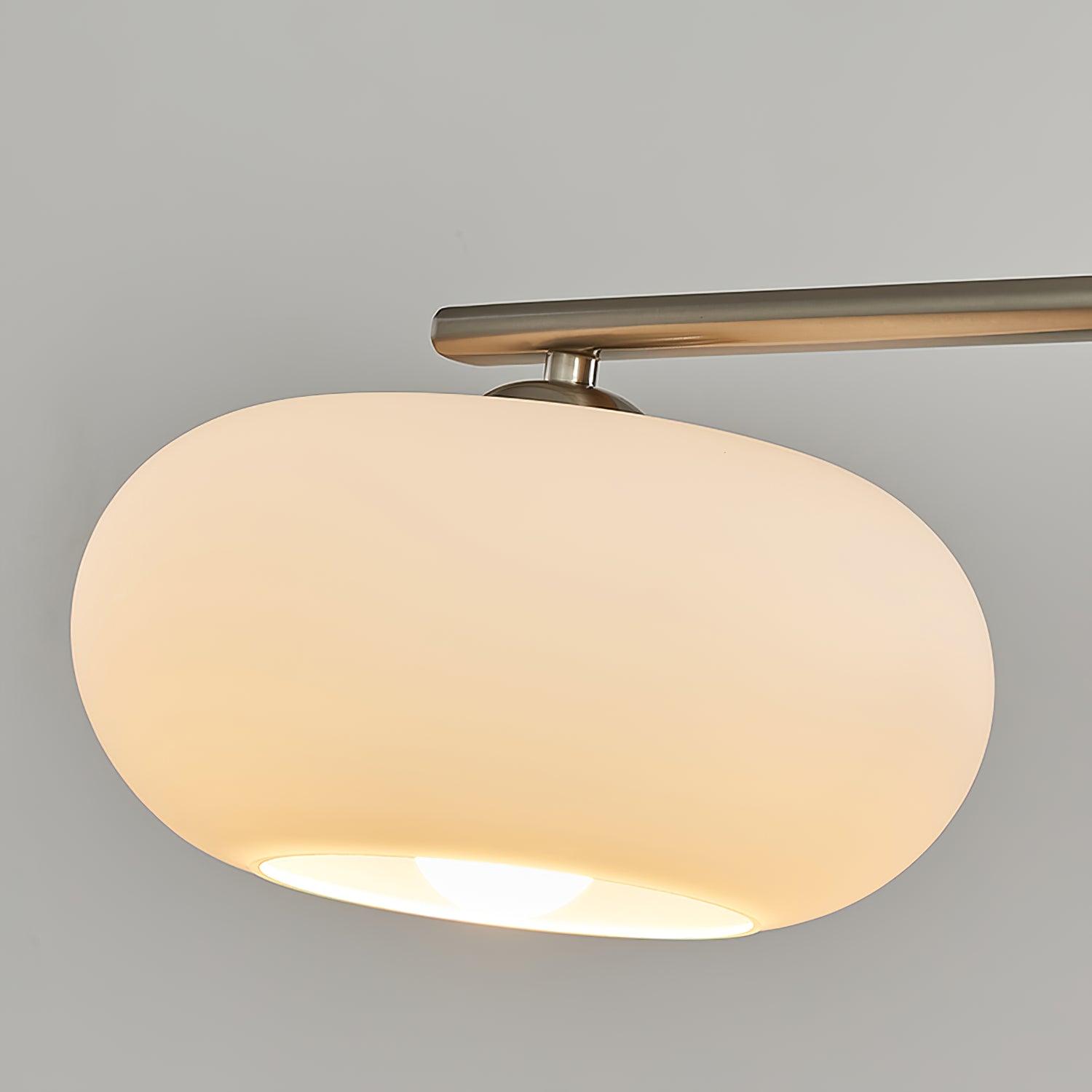 Lustra Pendant Lamp 3-Light Globe Shaped Linear-Neutral Decor