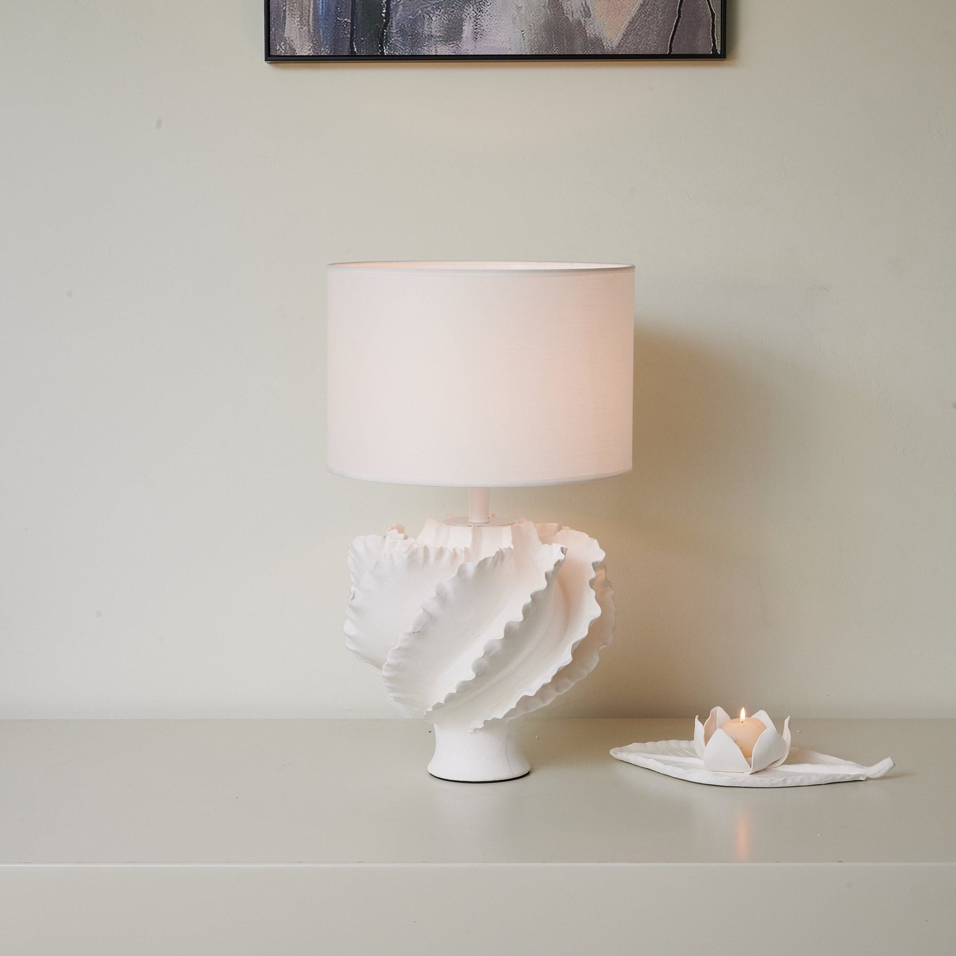 Keith Modern Ceramics Table Lamp-Neutral Decor