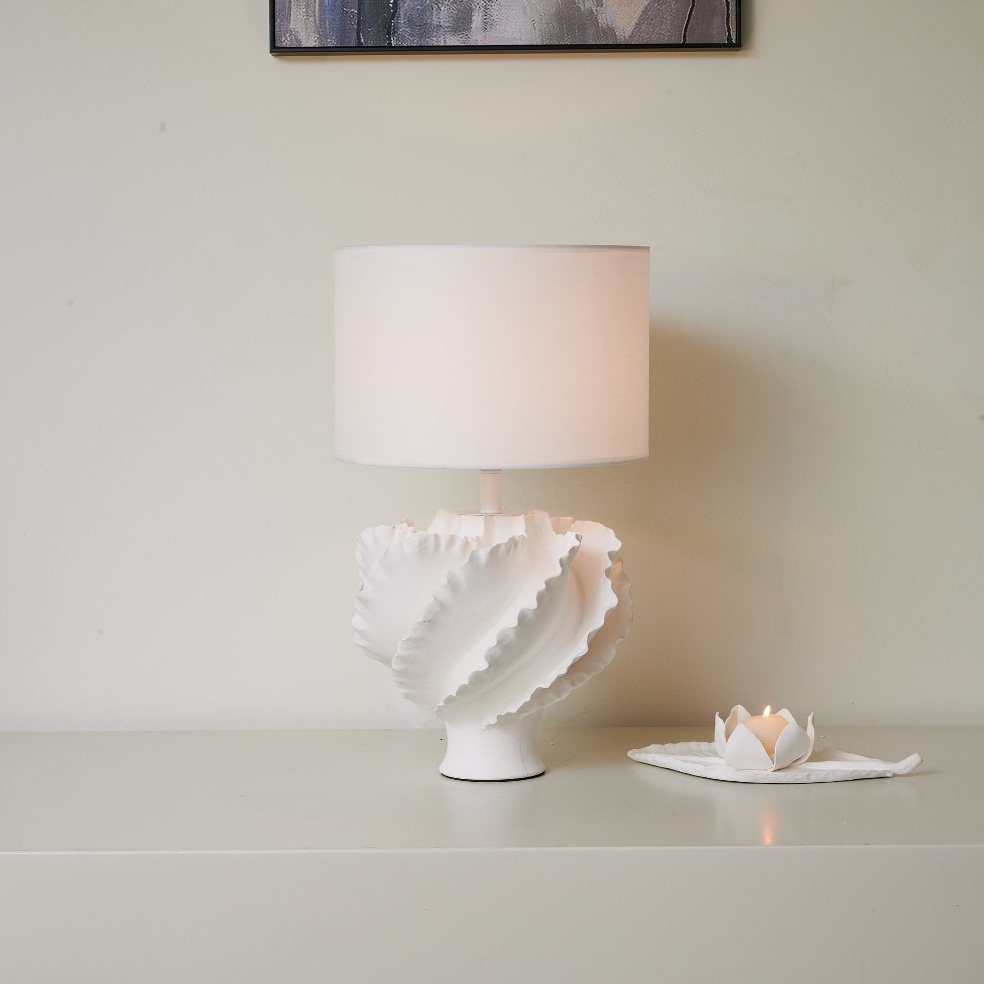 Keith Modern Ceramics Table Lamp-Neutral Decor