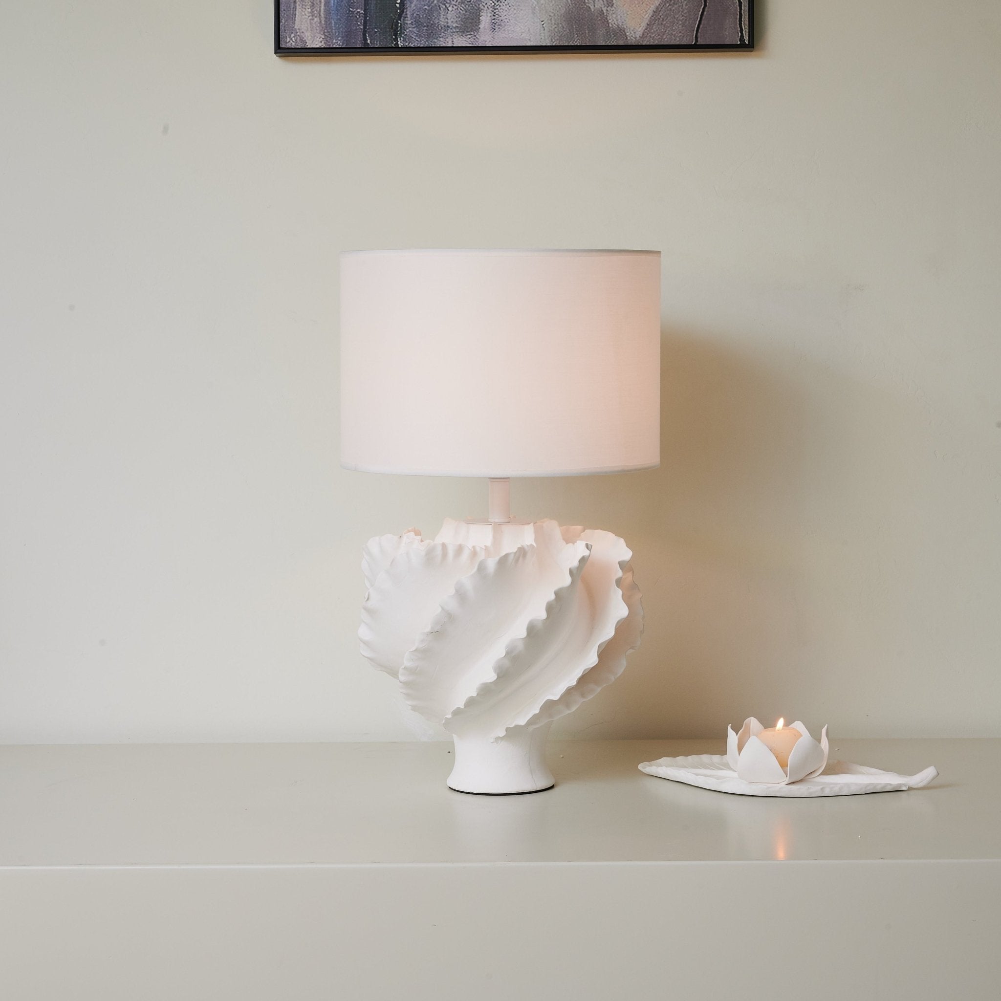 Keith Modern Ceramics Table Lamp-Neutral Decor