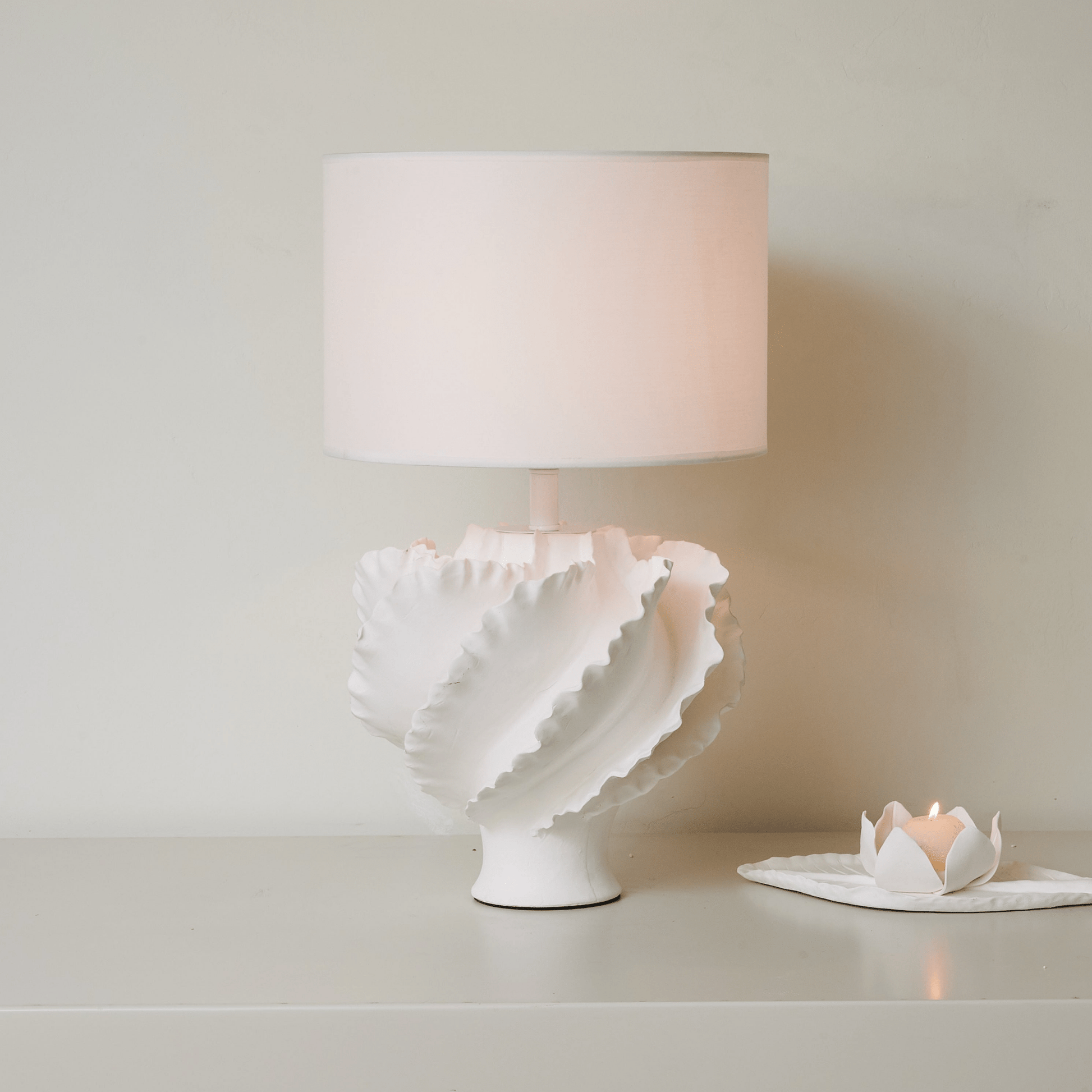 Keith Modern Ceramics Table Lamp-Neutral Decor