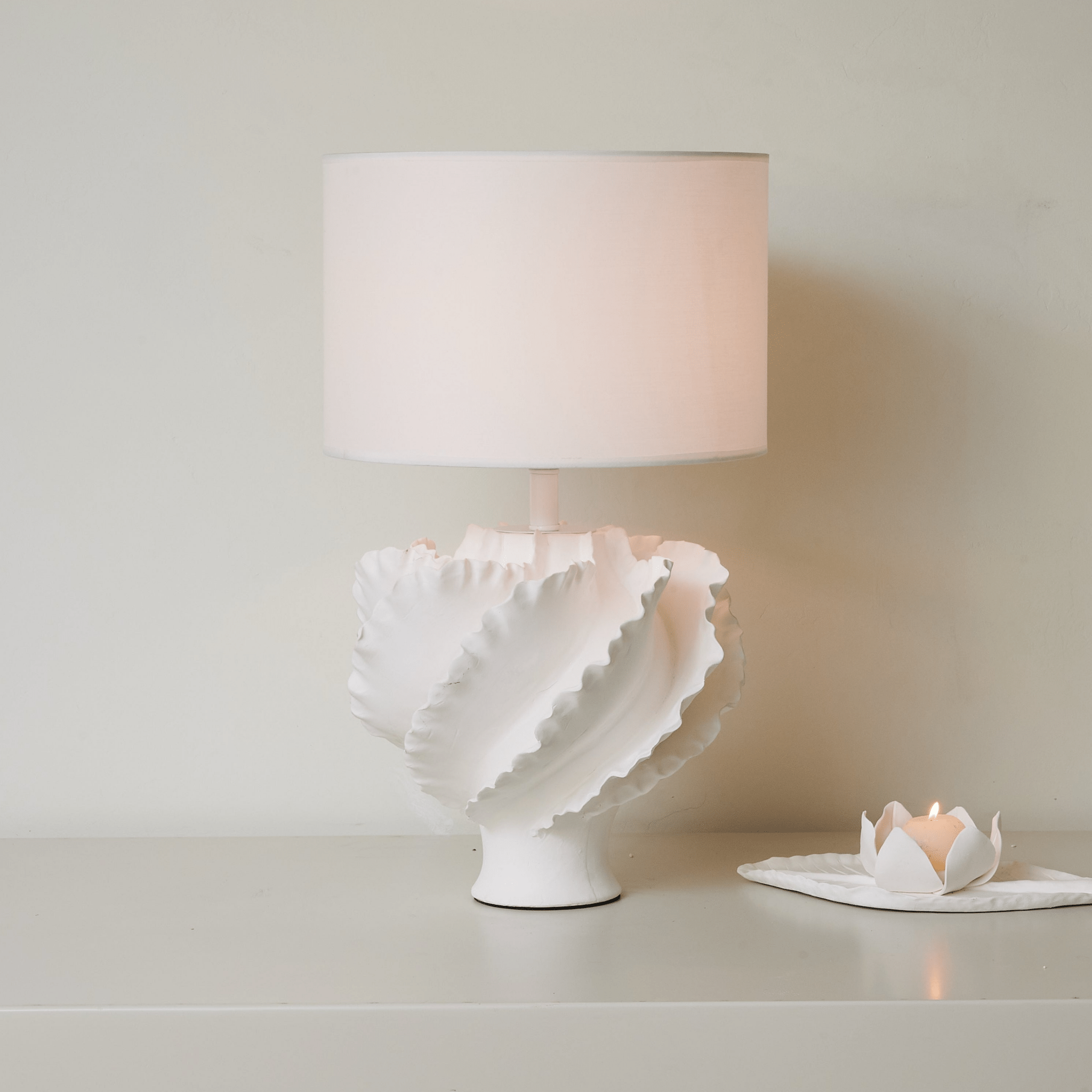 Keith Modern Ceramics Table Lamp-Neutral Decor