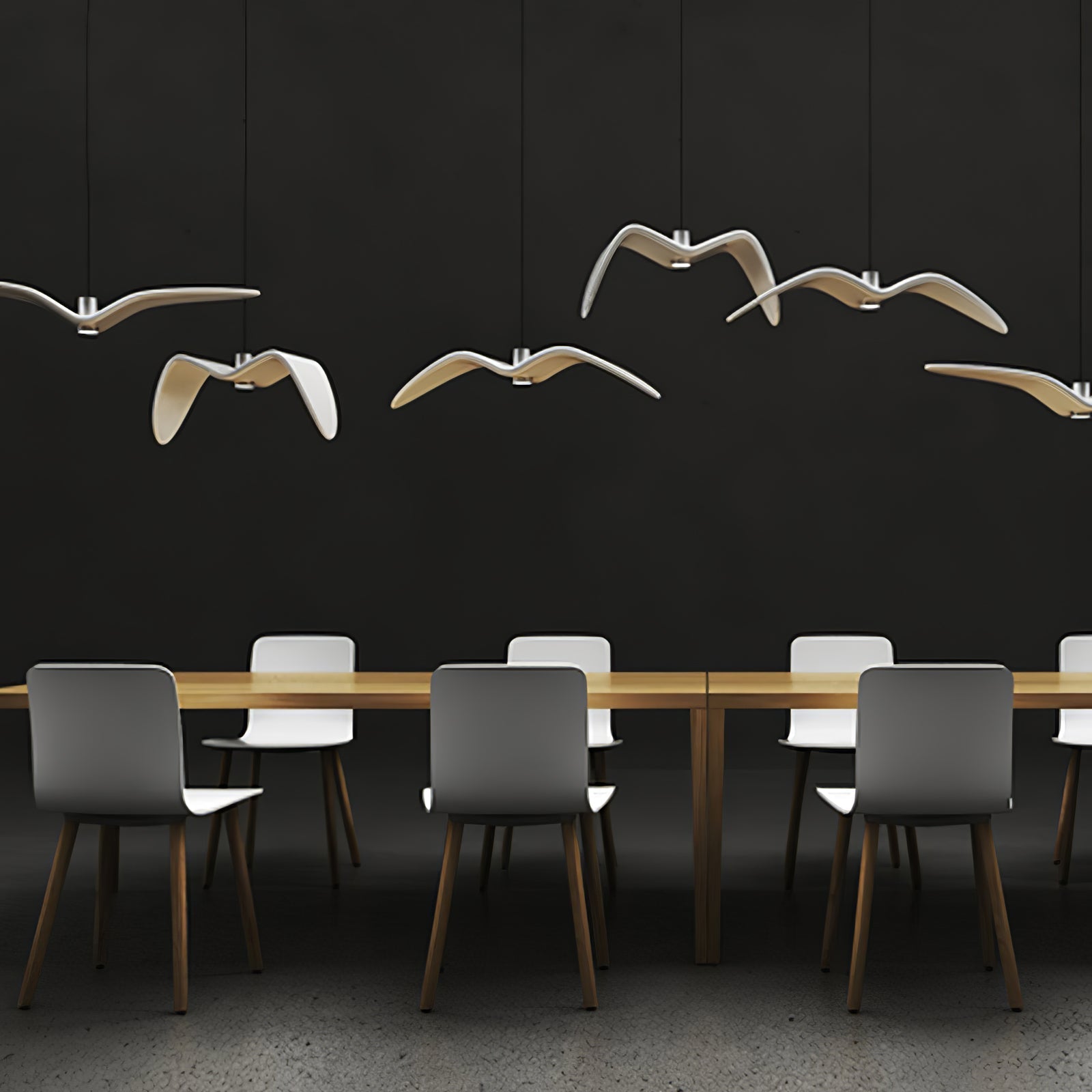 Ivoren Pendant Lamp Bird Wings for Living Room-Neutral Decor
