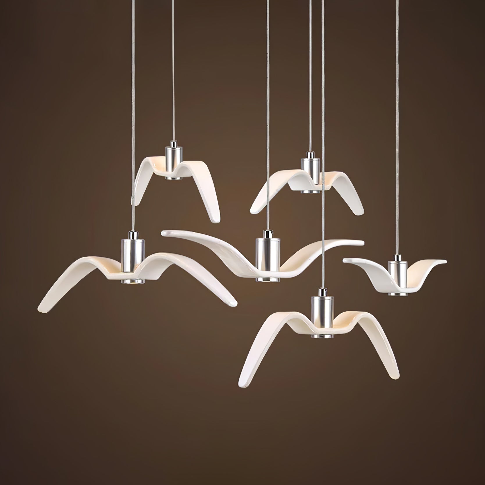 Ivoren Pendant Lamp Bird Wings for Living Room-Neutral Decor
