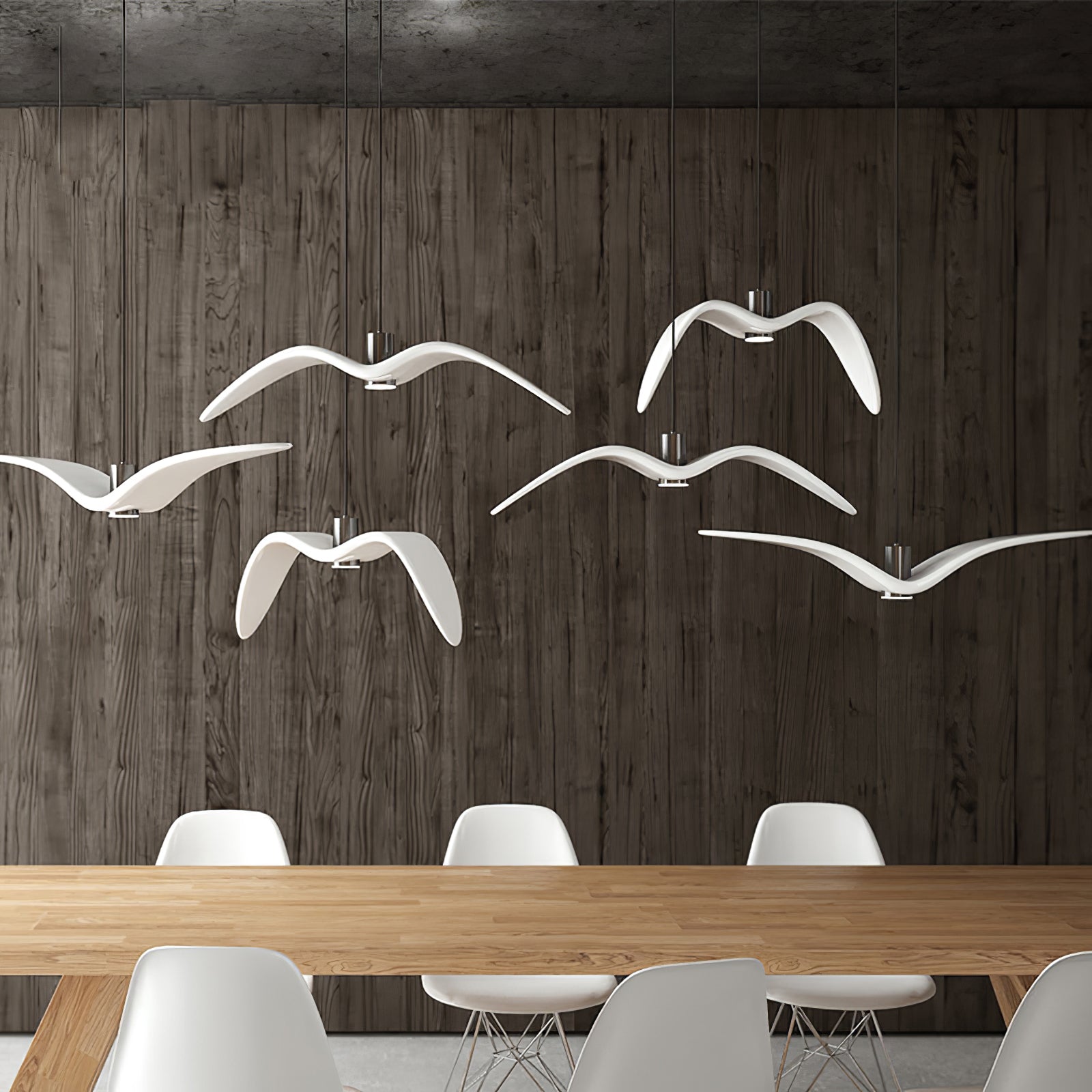 Ivoren Pendant Lamp Bird Wings for Living Room-Neutral Decor