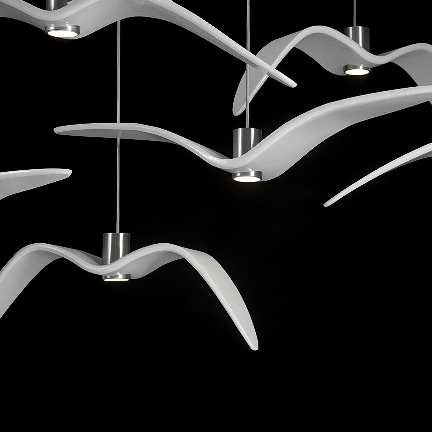 Ivoren Pendant Lamp Bird Wings for Living Room-Neutral Decor