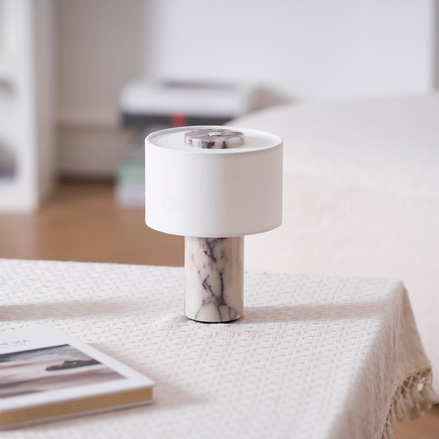 Full product view of the Sediment Table Lamp.