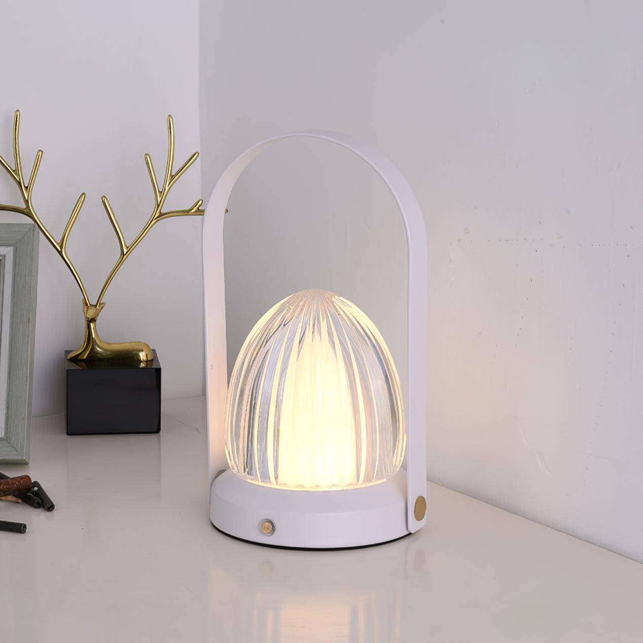 Glow Modern Iron Table Lamp-Neutral Decor
