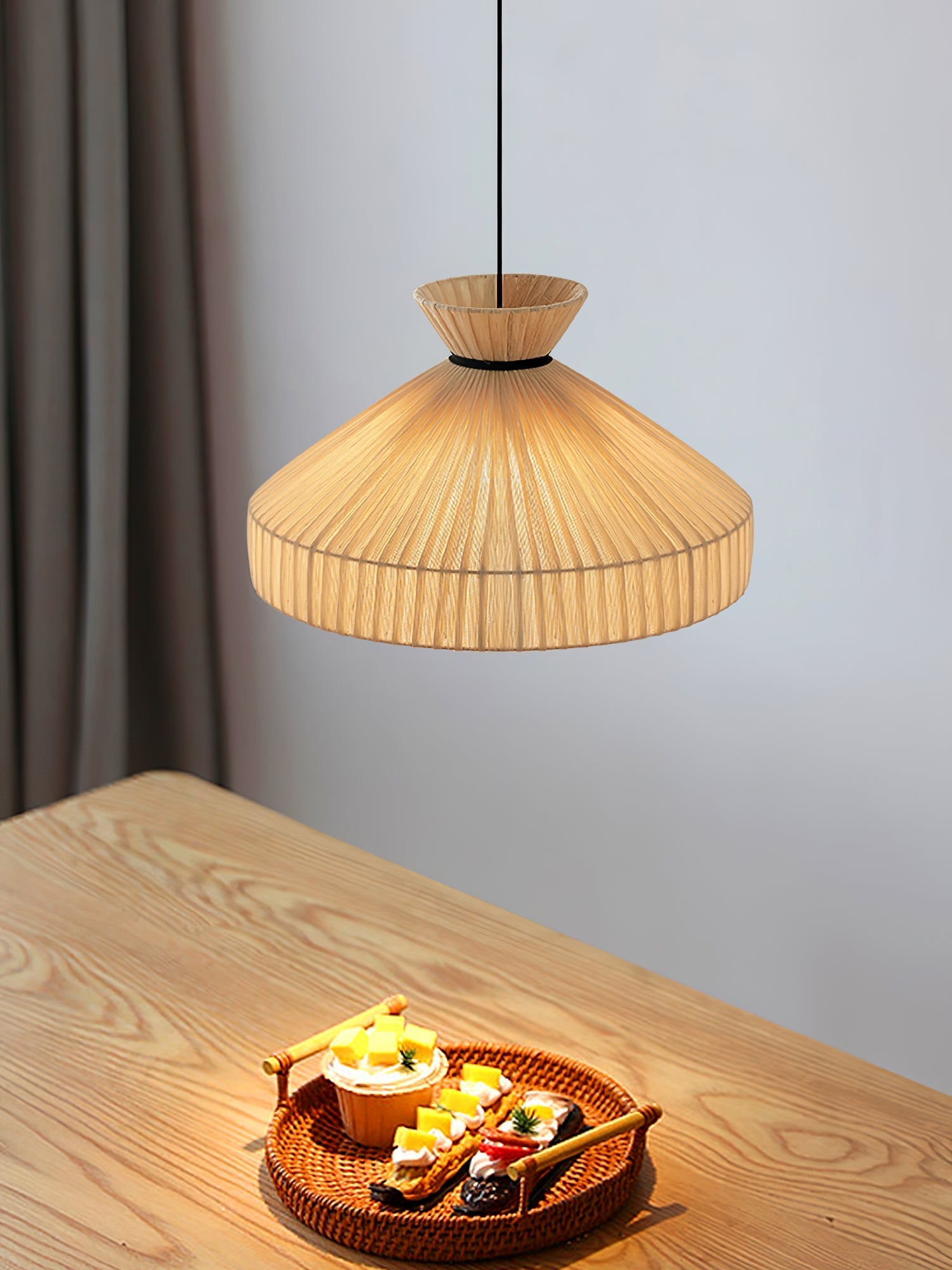 Cusoren Elegance Tide Fabric Pendant Lamp-Neutral Decor