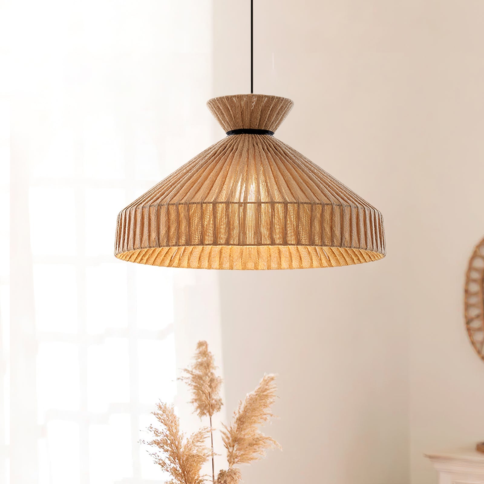 Cusoren Elegance Tide Fabric Pendant Lamp-Neutral Decor