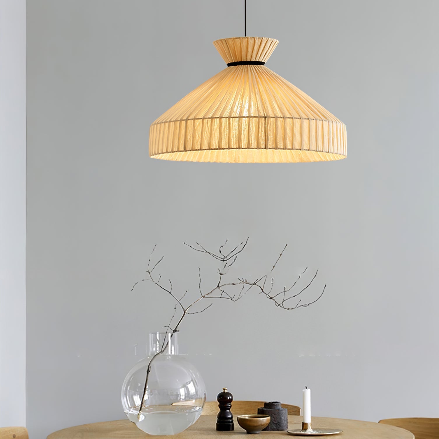 Cusoren Elegance Tide Fabric Pendant Lamp-Neutral Decor