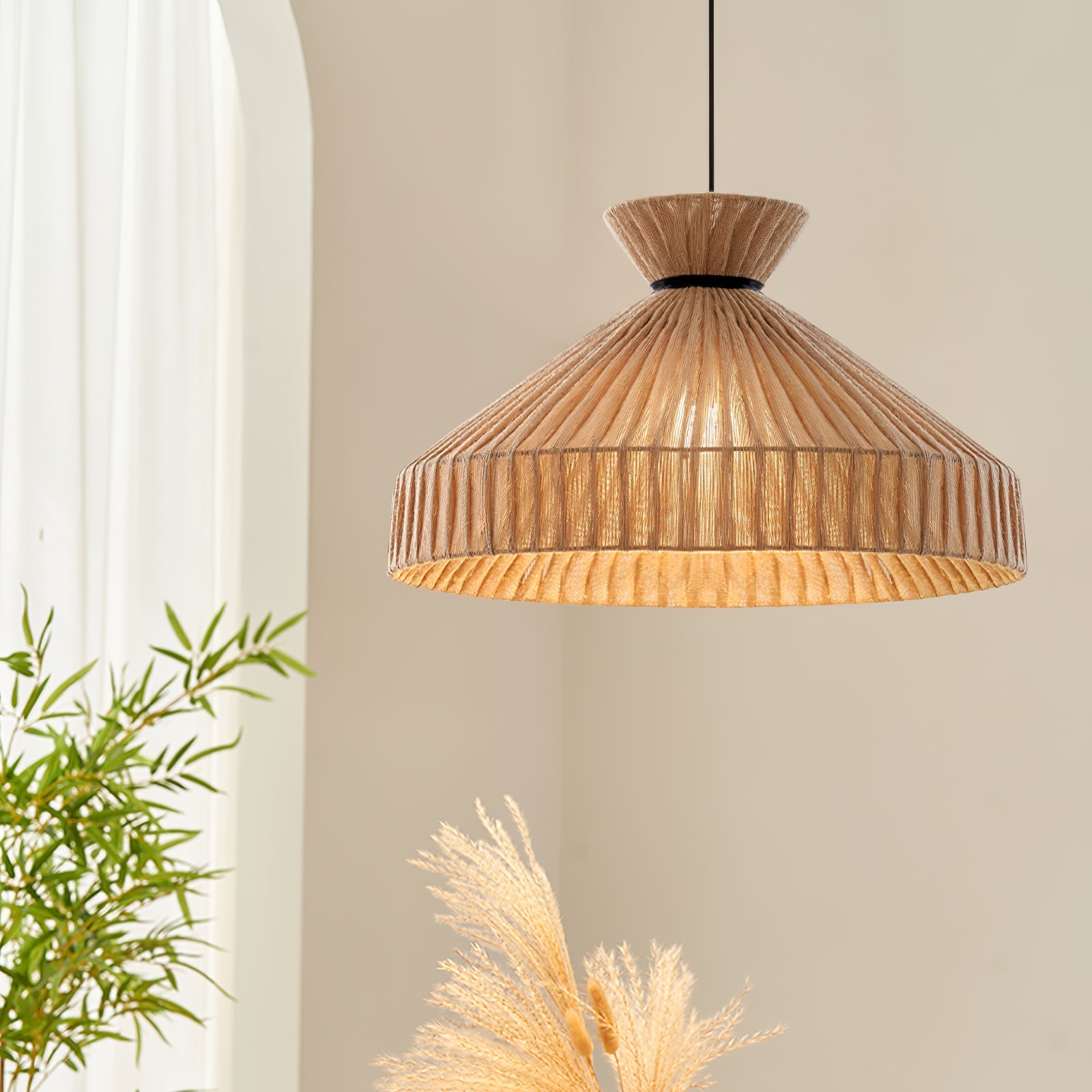 Cusoren Elegance Tide Fabric Pendant Lamp-Neutral Decor