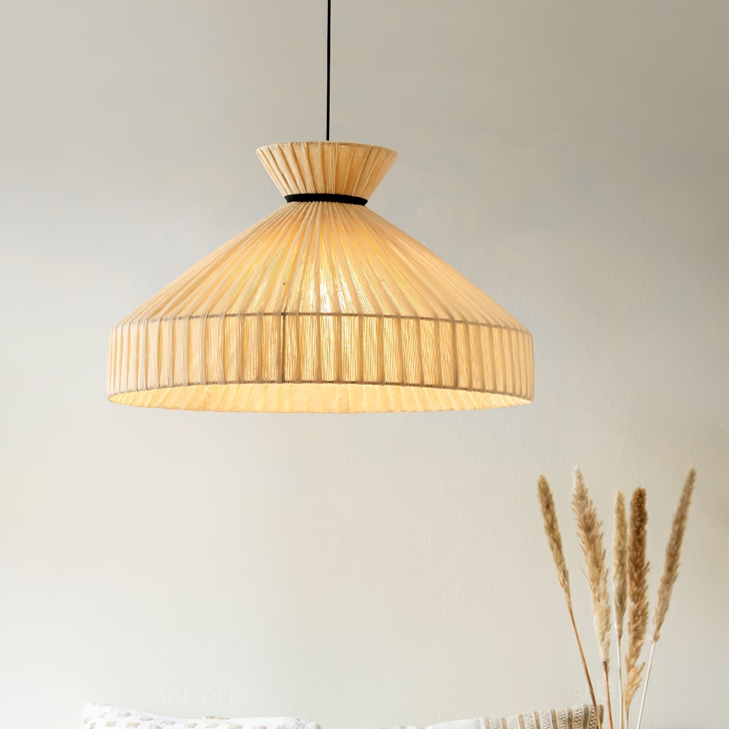 Cusoren Elegance Tide Fabric Pendant Lamp-Neutral Decor