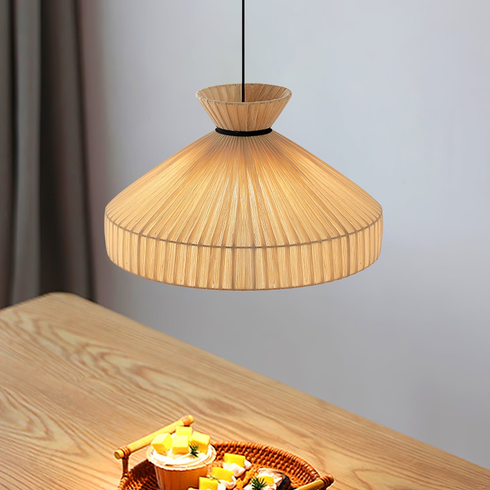 Cusoren Elegance Tide Fabric Pendant Lamp-Neutral Decor