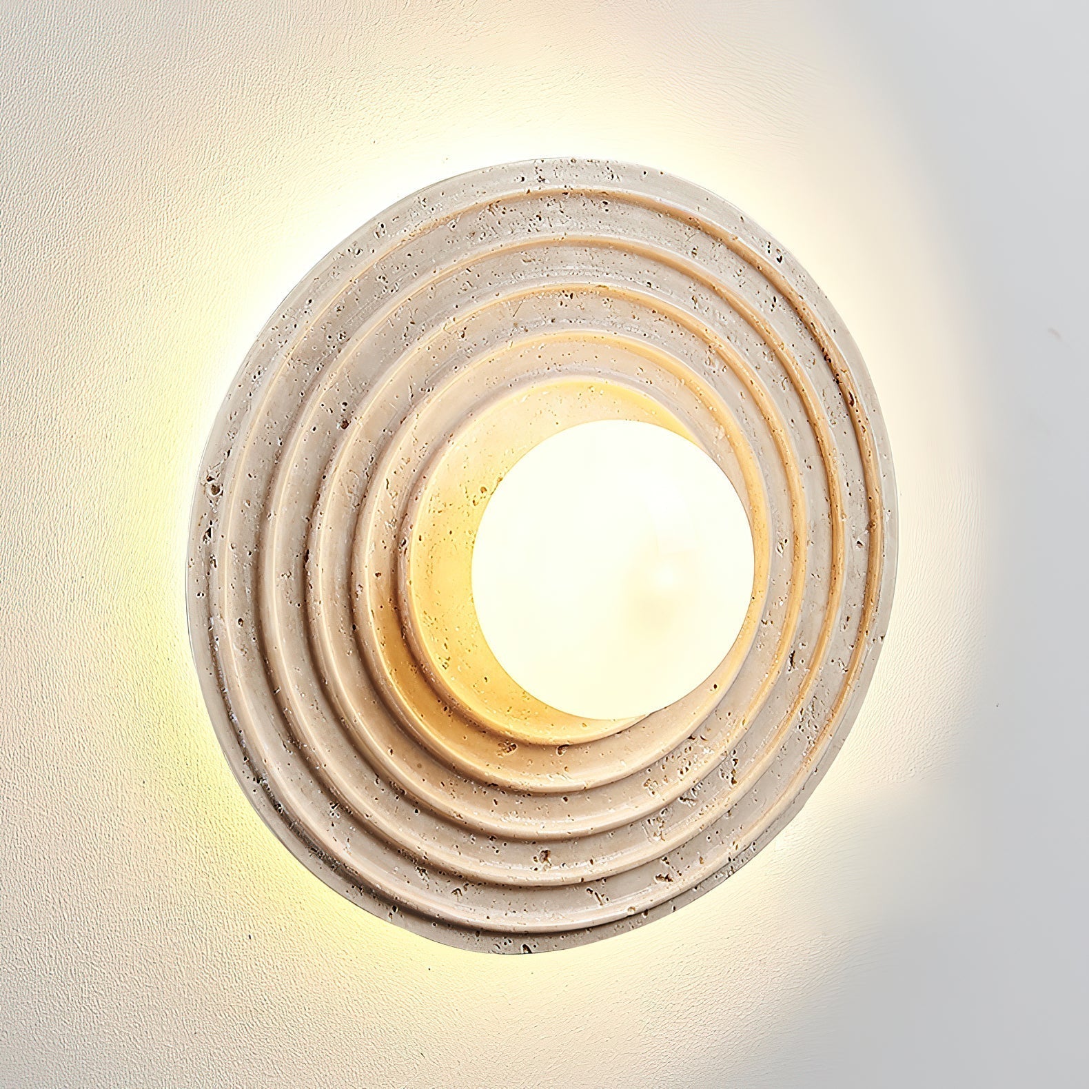 Solara Travertine Wall Lamp