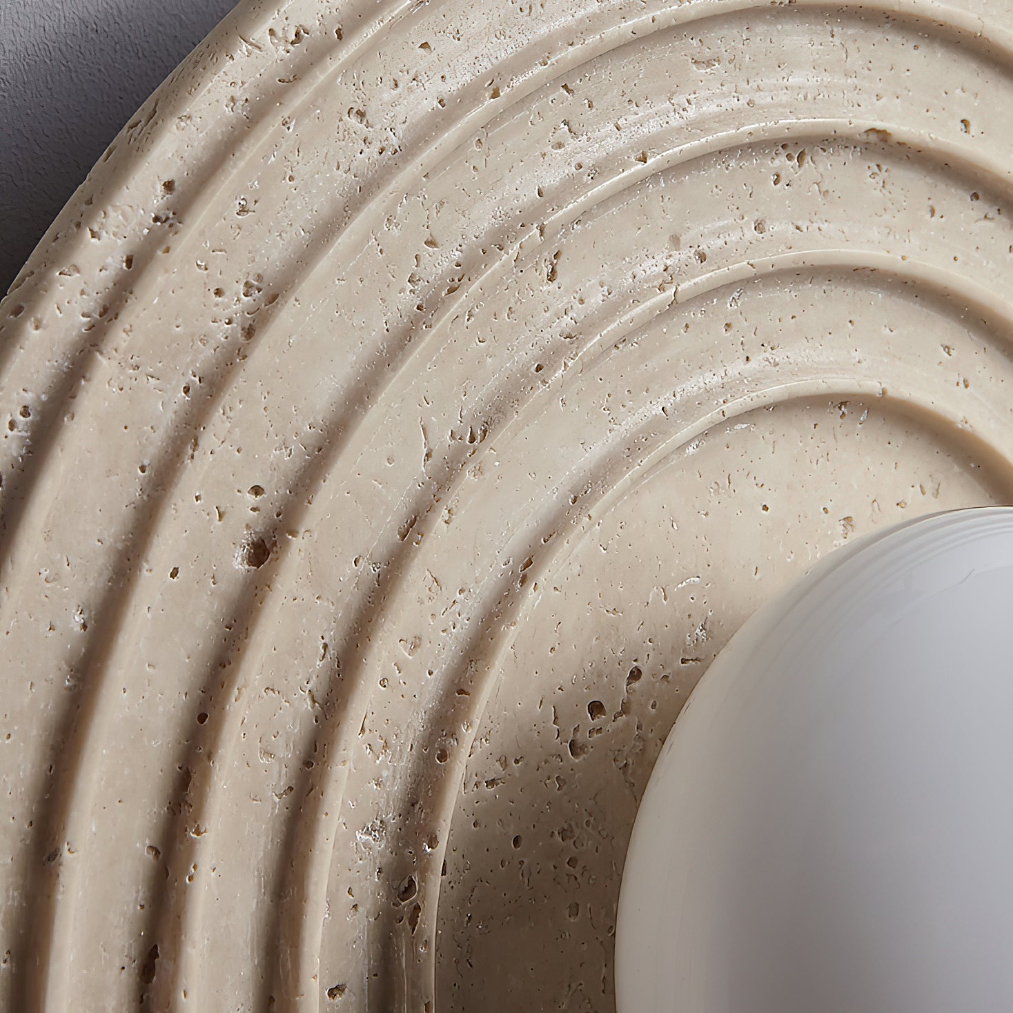 Solara Travertine Wall Lamp