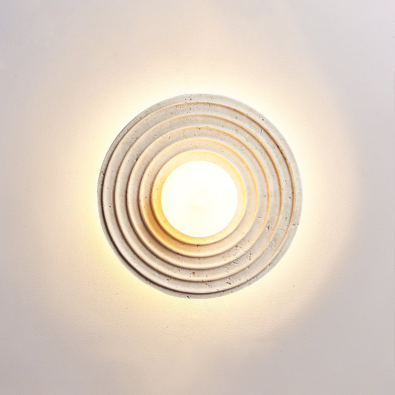 Solara Travertine Wall Lamp
