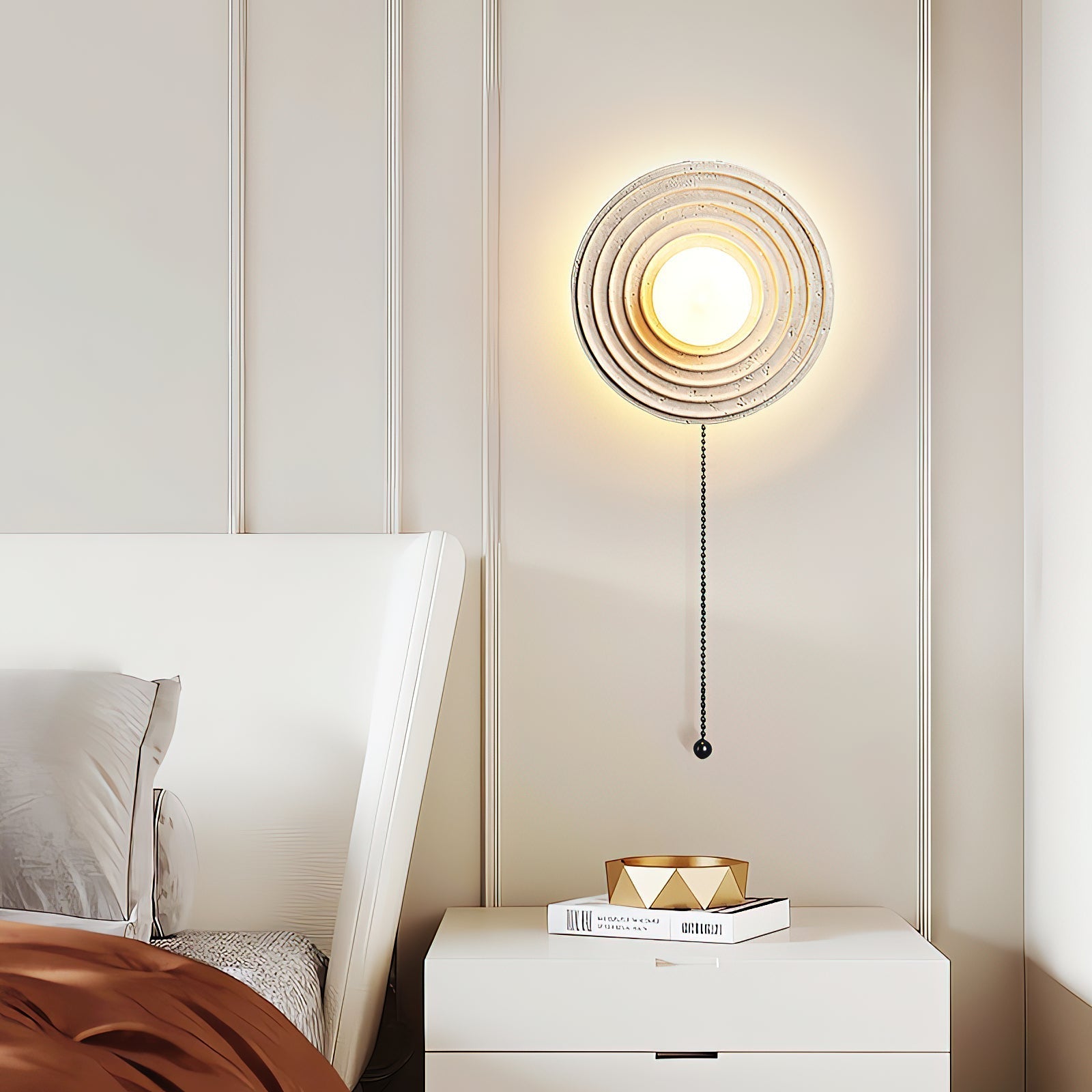 Solara Travertine Wall Lamp