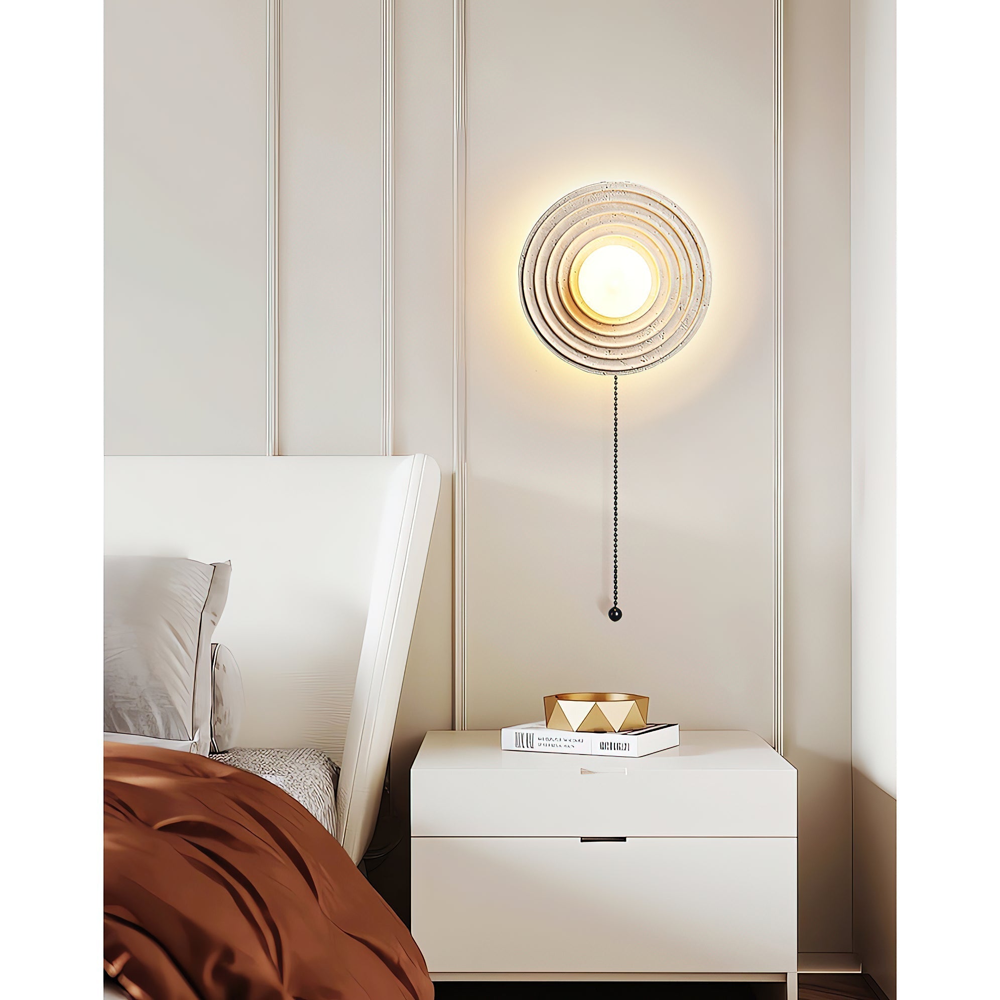 Solara Travertine Wall Lamp