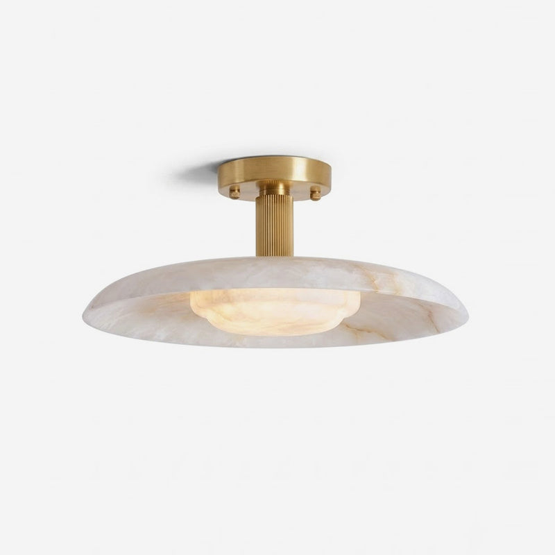 Aveline Alabaster Flush Mount