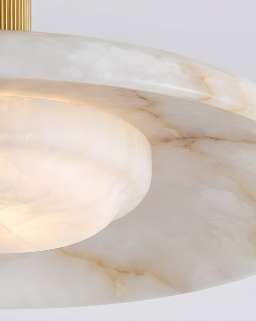 Aveline Alabaster Flush Mount