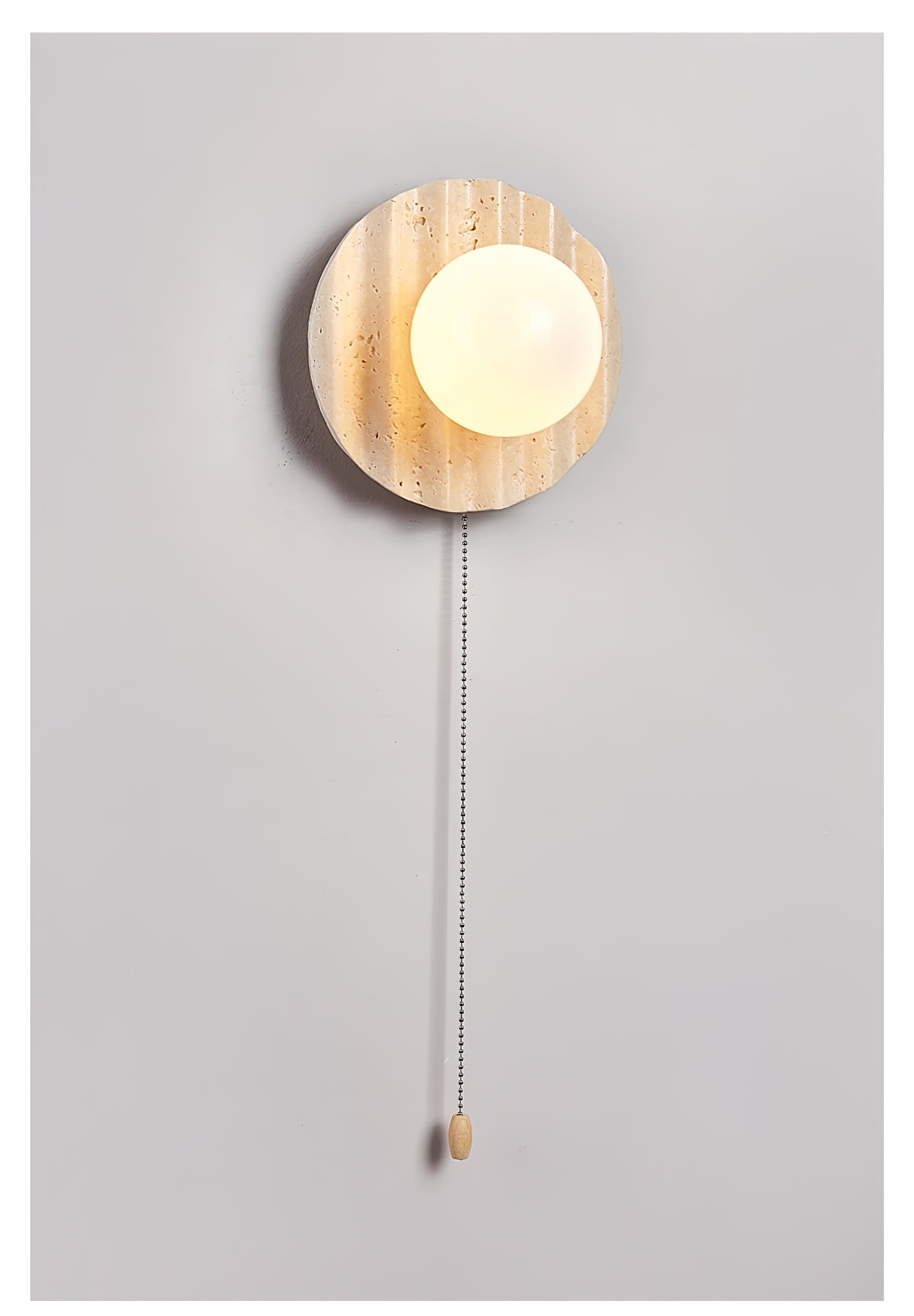 Aluk Travertine Wall Light-Neutral Decor