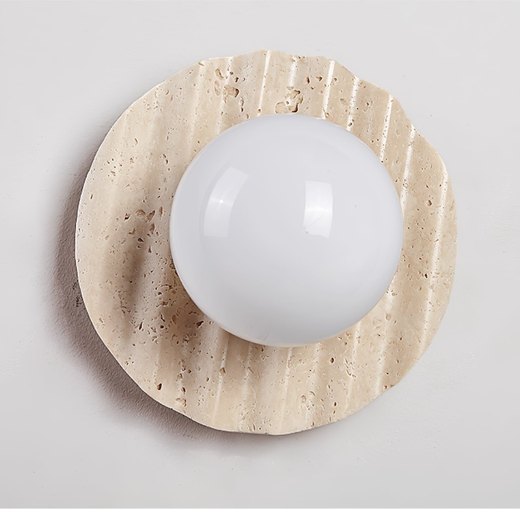 Aluk Travertine Wall Light-Neutral Decor