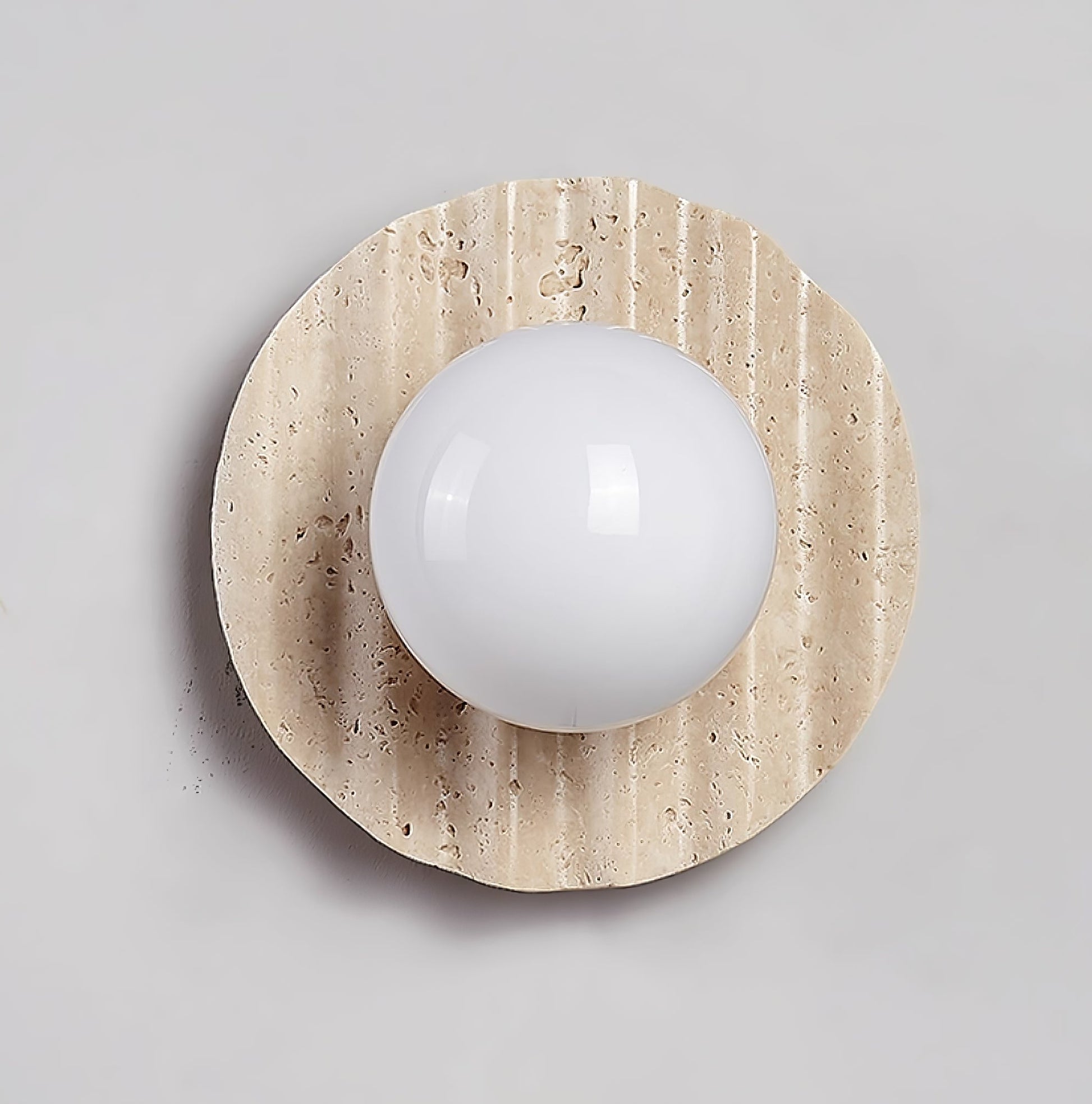 Aluk Travertine Wall Light-Neutral Decor
