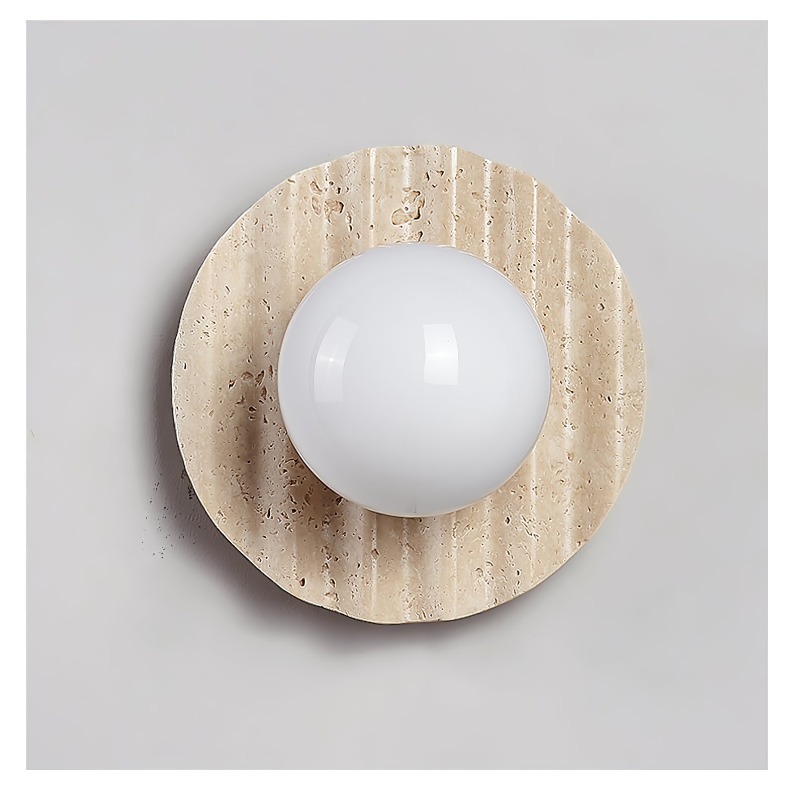 Aluk Travertine Wall Light-Neutral Decor