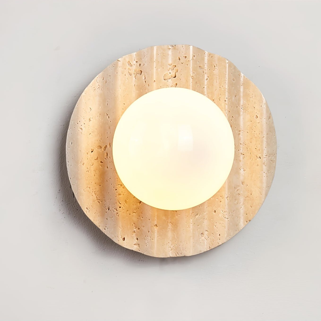 Aluk Travertine Wall Light-Neutral Decor